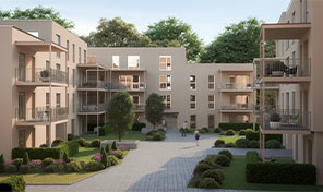 Innenhof - Grüne Höfe Serie 2 - Ansicht als Rendering